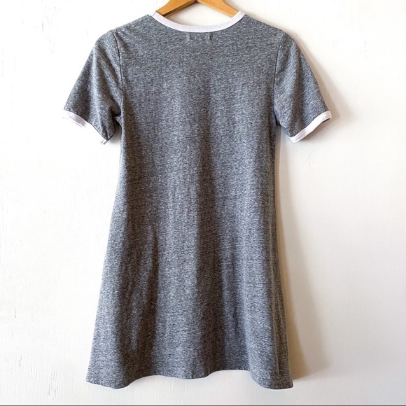 VANS Gray Jersey Knit Dress Short Sleeve Skater Extra Small - Picture 5 of 5